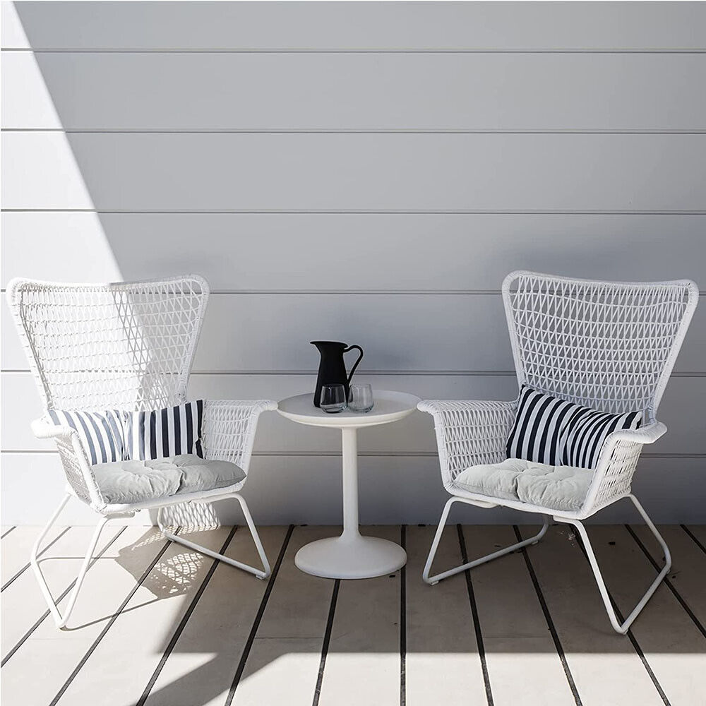 🚚 FREE UK Delivery: 3–5 days - 4 Pack Seat Pad Dining Room Garden Kitchen Chair Seat Cushions Tie On Plain UK