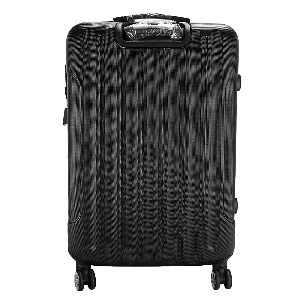 FREE UK Delivery 3-5 days Black 3 Pcs Suitcase Lightweight ABS Carry-on Hand Luggage 4 Spinner Wheels Trolley Case 20" 24" 28"
