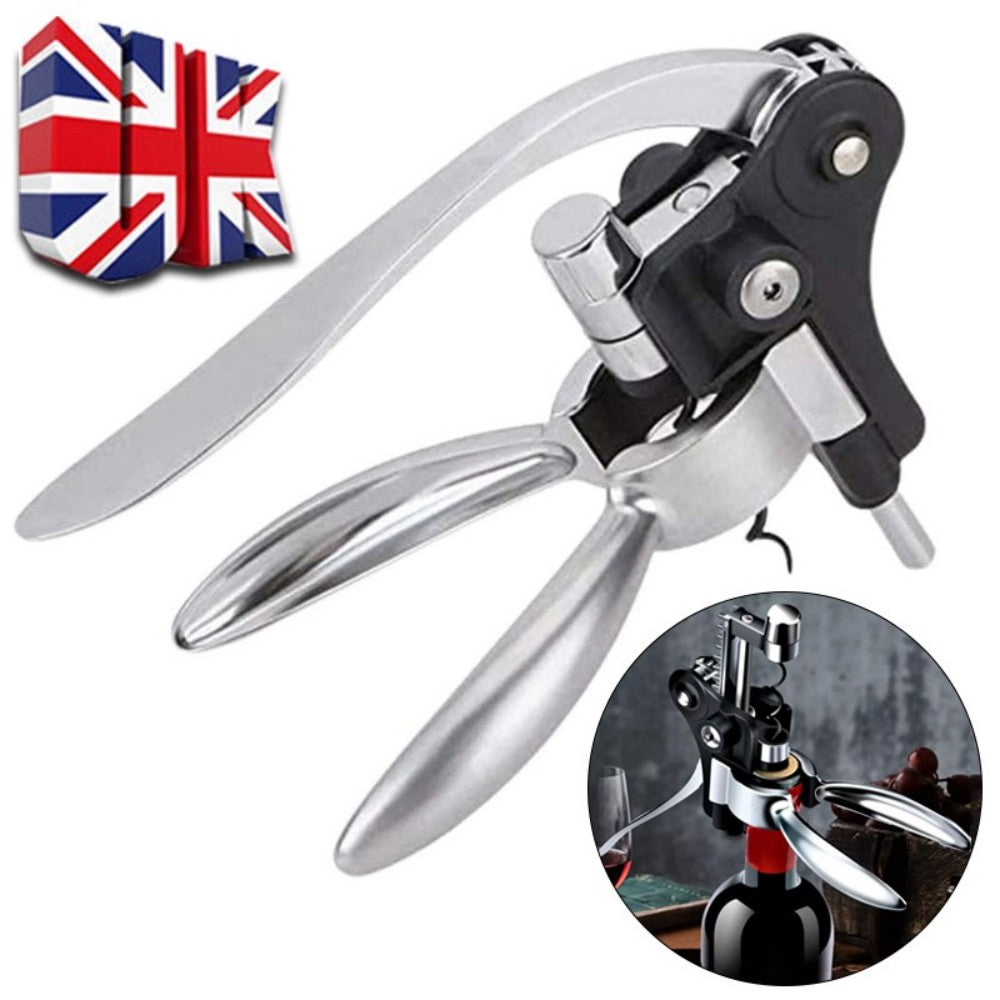 🚚 FREE UK Delivery: 3–5 business days Professional Deluxe Lever Action Wine Bottle Rabbit Corkscrew Gift Bunny Opener