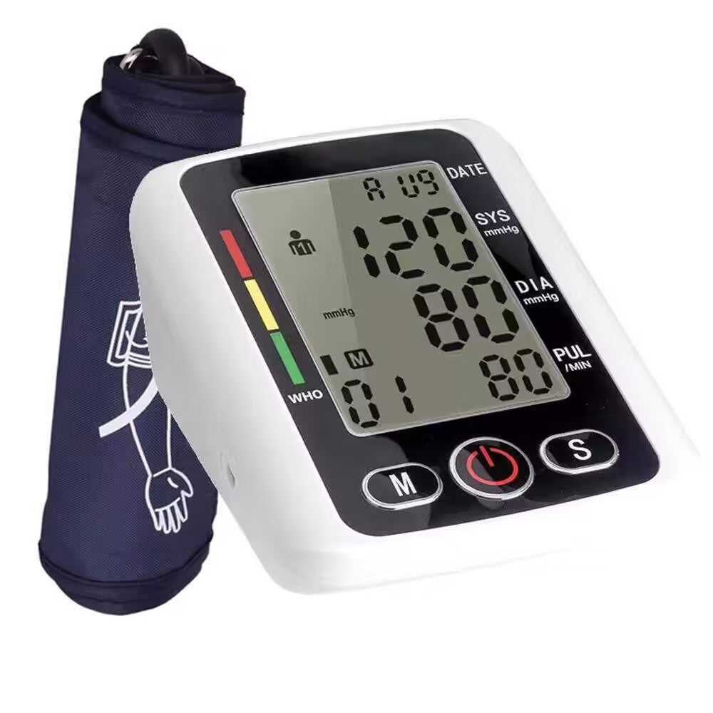 FREE UK Delivery 3-5 days Digital Blood Pressure Monitor Automatic Arm Pulse Meter Voice Talking BP Machine.