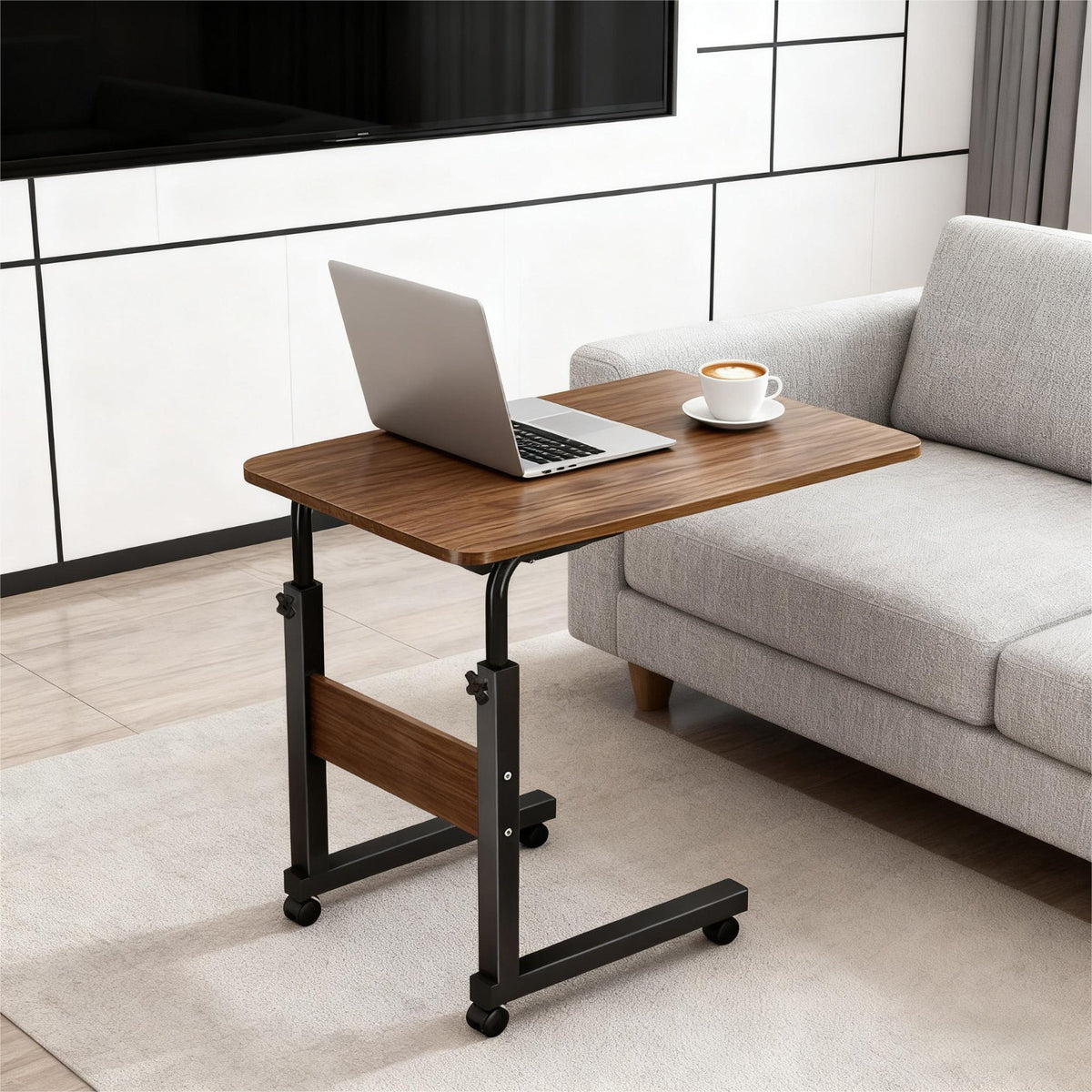 FREE UK Delivery 3-5 days Multipurpose Medical - Computer Overbed Bedside Table Desk Adjustable Height with Wheels Hospital Home Desk