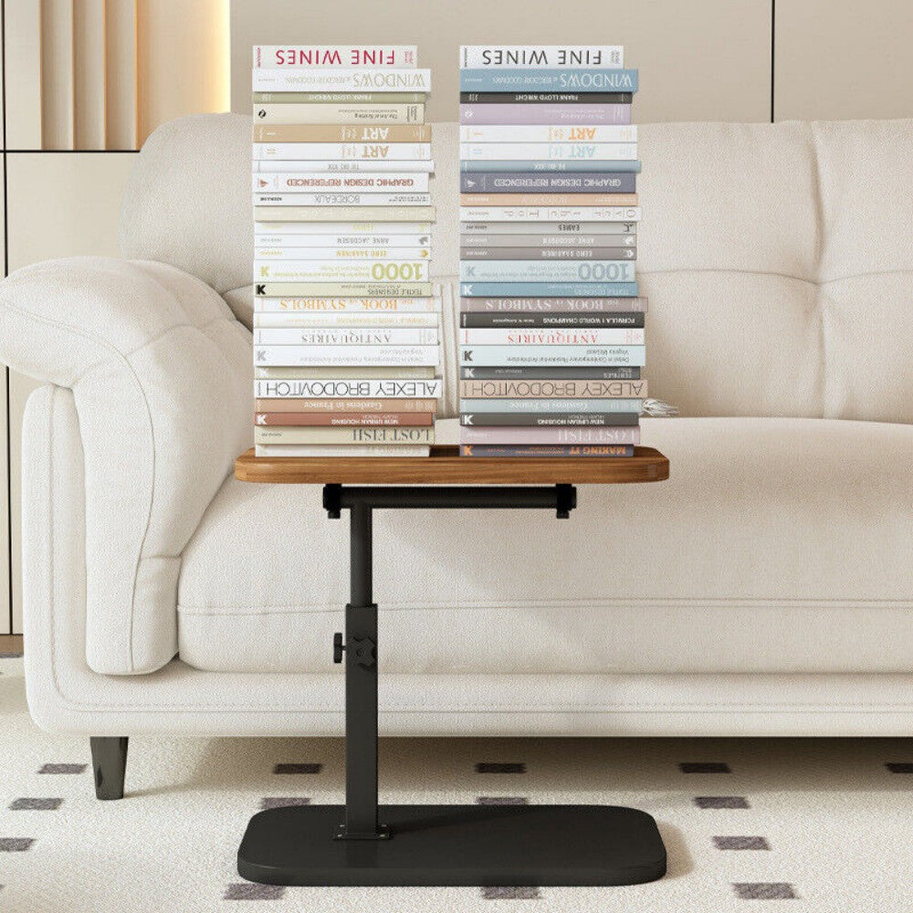 FREE UK Delivery 3-5 days Adjustable C-Shaped Sofa Side End Table Coffee Laptop Table Living Room Bedroom
