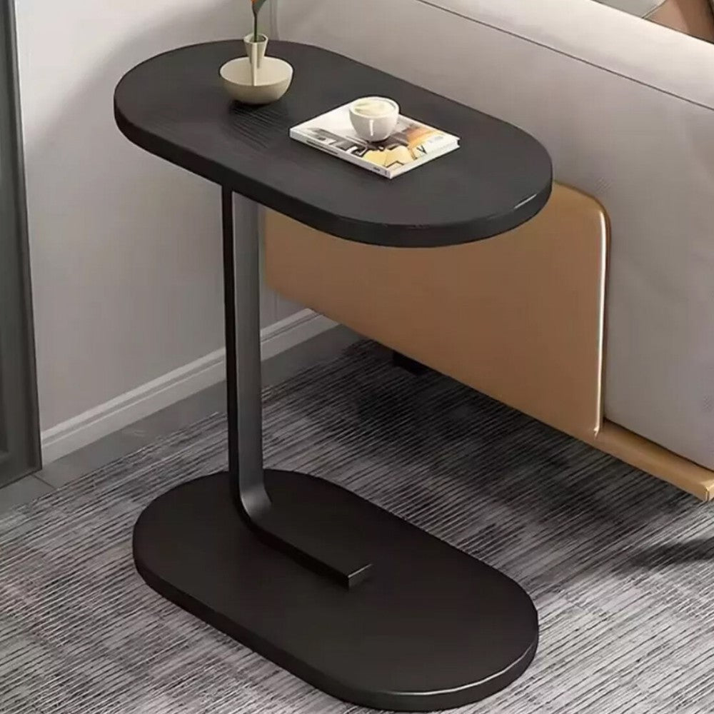 FREE UK Delivery 3-5 days  C-Shaped Compact Sofa Side End Table Coffee Laptop Table Living Room Bedroom UK - Black