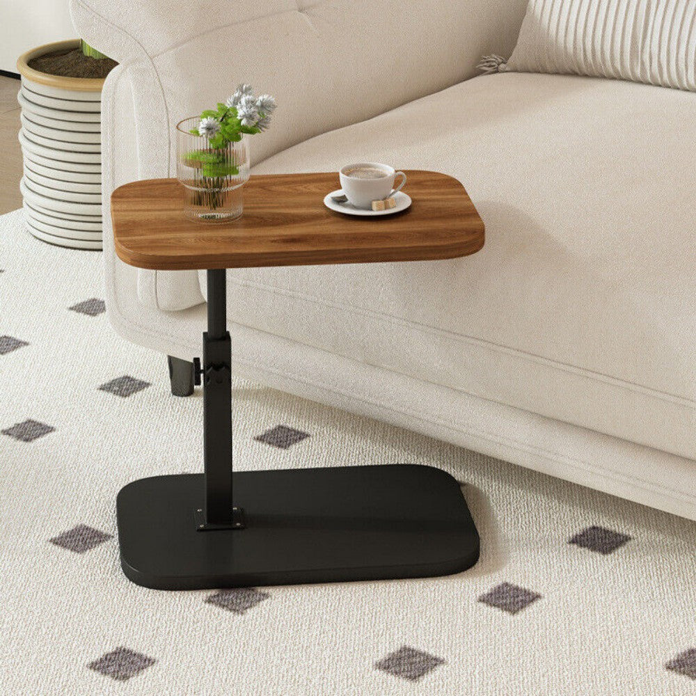 FREE UK Delivery 3-5 days Adjustable C-Shaped Sofa Side End Table Coffee Laptop Table Living Room Bedroom