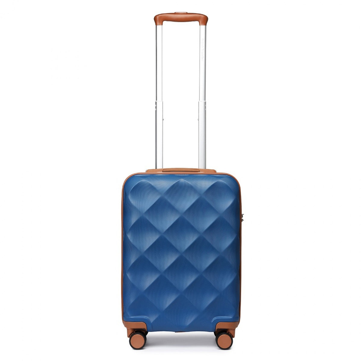 FREE UK Delivery 3-5 days British Traveller 24 Inch Ultralight ABS And Polycarbonate Bumpy Diamond Suitcase With TSA Lock- All colours - 3yr Warranty