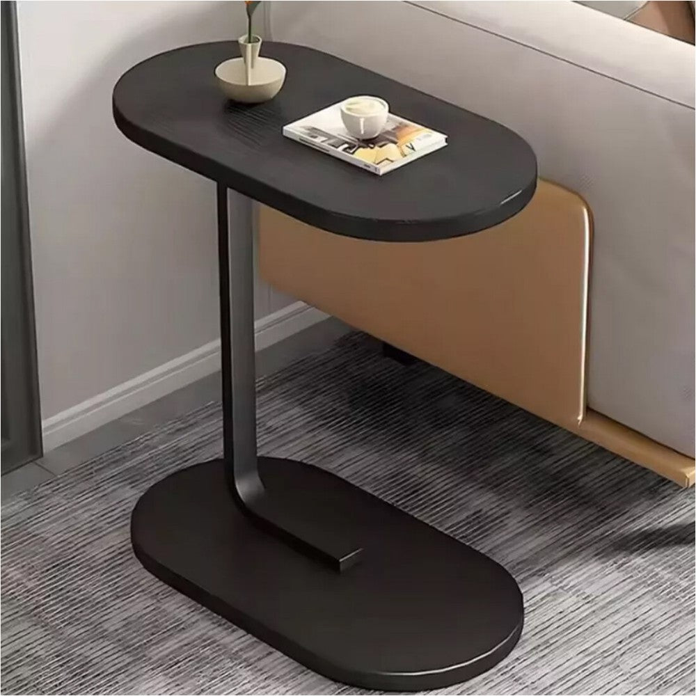 FREE UK Delivery 3-5 days  C-Shaped Compact Sofa Side End Table Coffee Laptop Table Living Room Bedroom UK - Black