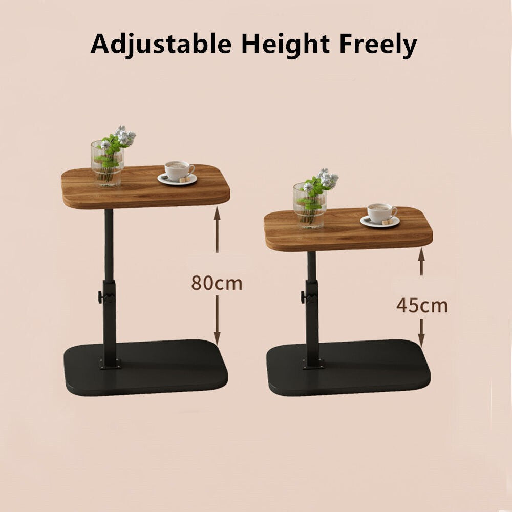 FREE UK Delivery 3-5 days Adjustable C-Shaped Sofa Side End Table Coffee Laptop Table Living Room Bedroom